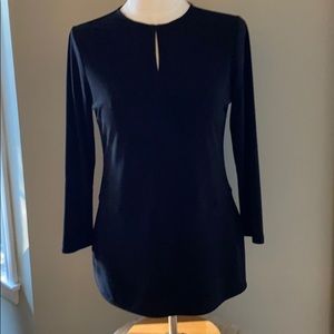 Women’s black long sleeve top